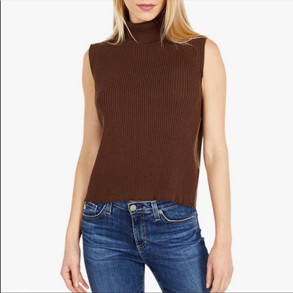 Jcrew ribbed turtle neck tank